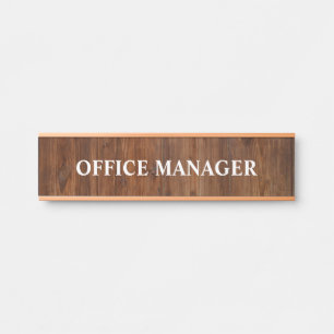 Plaque de nom de porte de bureau professionnel mod