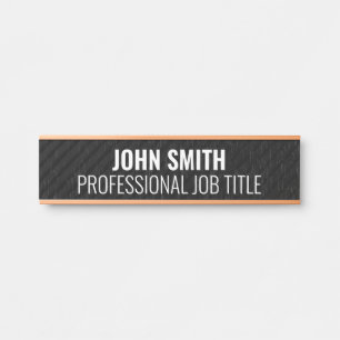 Plaque de nom de porte de bureau professionnel mod