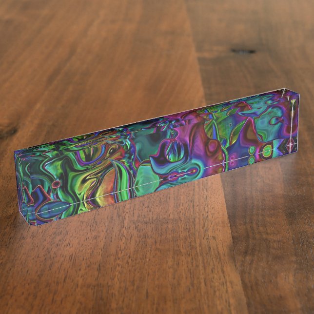 Plaque de nom du bureau de fusion du cerveau (Taille)