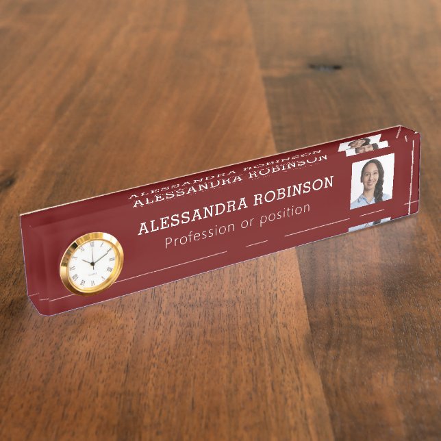 Plaque de nom du bureau de poste de la société de  (Taille)