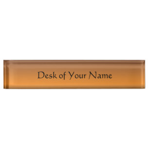 Plaque de nom du bureau rustique