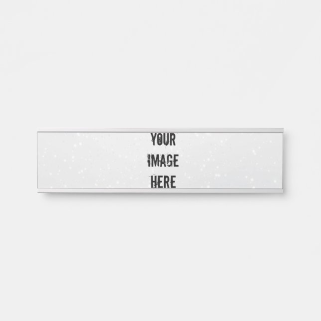 Plaque de nom entièrement personnalisable (Devant)