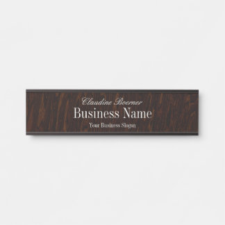 Plaque de nom personnalisable pour artisan créateu