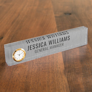 Plaque de Nom Personnalisée | Étiquette de Bureau 