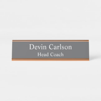 Plaque de nom personnalisée Nouveau gestionnaire d