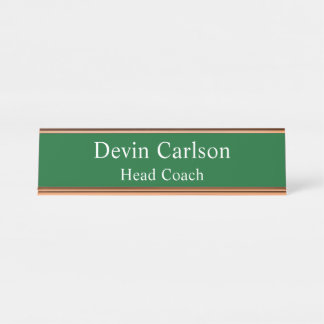 Plaque de nom personnalisée Nouveau gestionnaire d