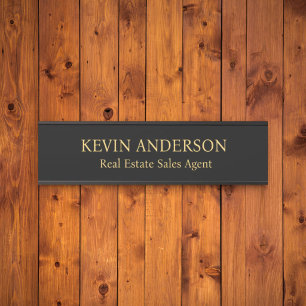 Plaque de nom personnalisée professionnelle pour p