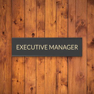 Plaque de nom personnalisée professionnelle pour p