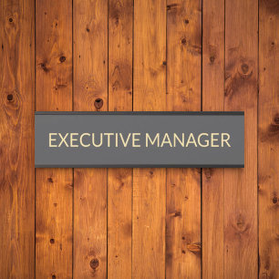 Plaque de nom personnalisée professionnelle pour p