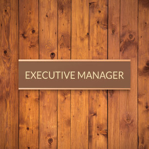 Plaque de nom personnalisée professionnelle pour p