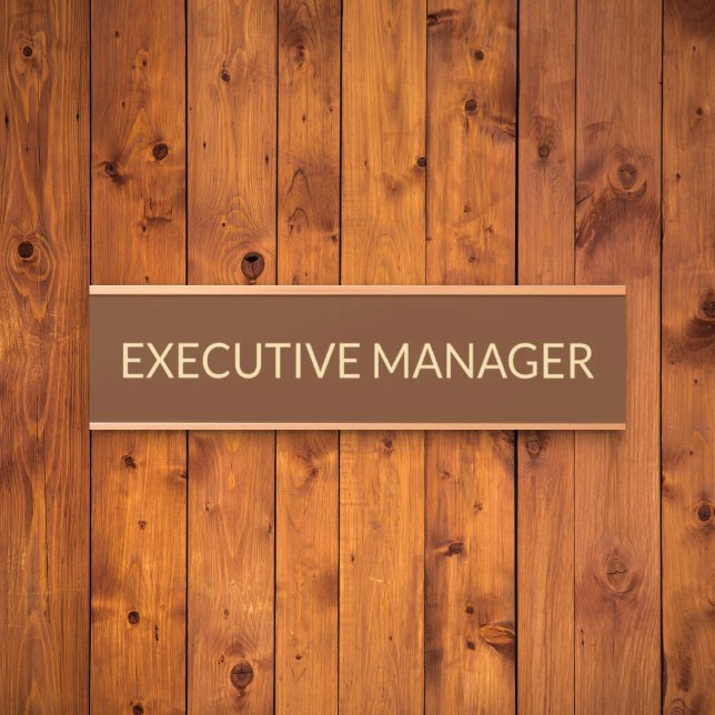Plaque de nom personnalisée professionnelle pour p (Créateur téléchargé)