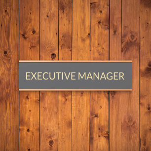 Plaque de nom personnalisée professionnelle pour p