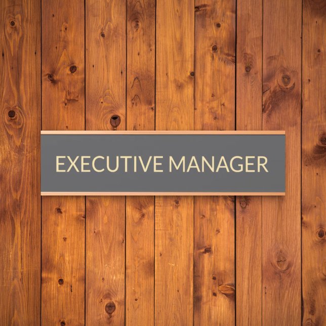 Plaque de nom personnalisée professionnelle pour p (Créateur téléchargé)