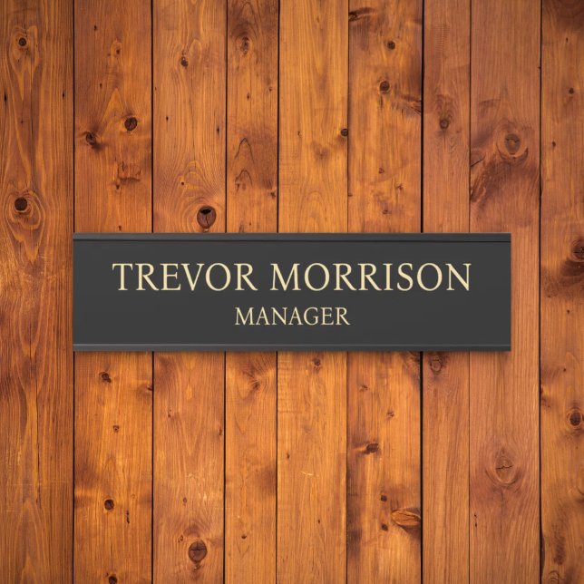 Plaque de nom personnalisée professionnelle pour p (Créateur téléchargé)