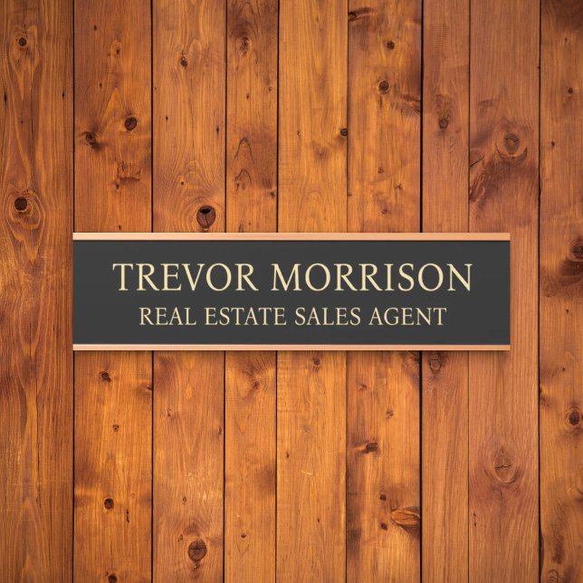 Plaque de nom personnalisée professionnelle pour p (Créateur téléchargé)