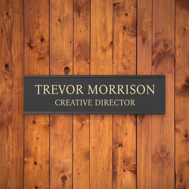 Plaque de nom personnalisée professionnelle pour p (Créateur téléchargé)