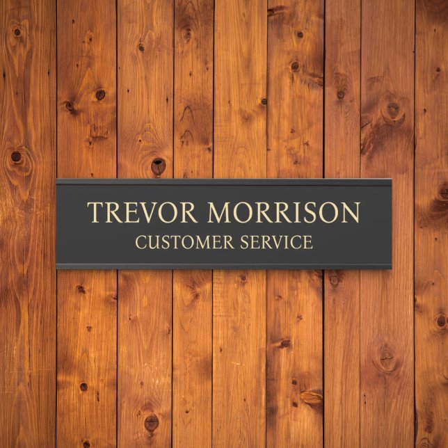 Plaque de nom personnalisée professionnelle pour p (Créateur téléchargé)