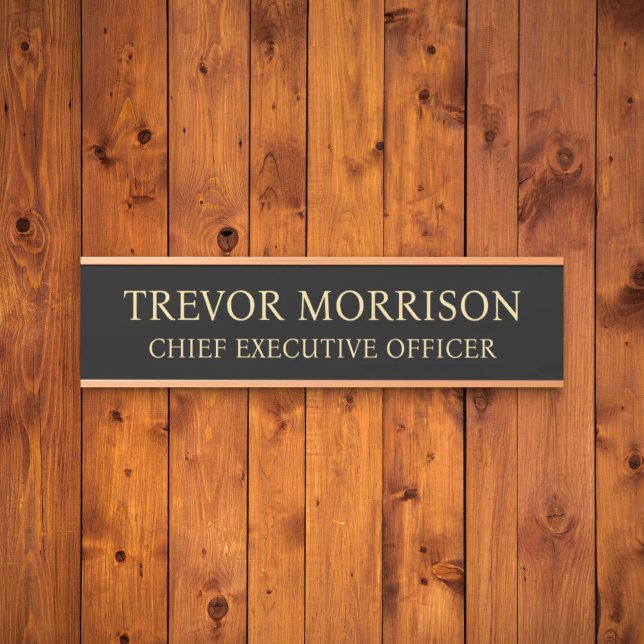 Plaque de nom personnalisée professionnelle pour p (Créateur téléchargé)