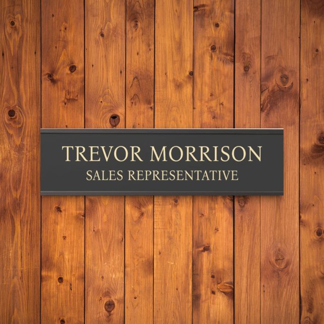 Plaque de nom personnalisée professionnelle pour p (Créateur téléchargé)