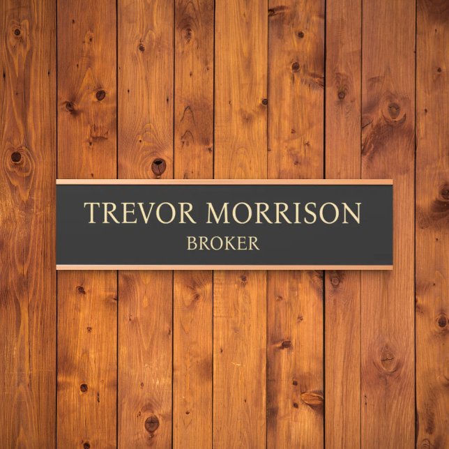 Plaque de nom personnalisée professionnelle pour p (Créateur téléchargé)
