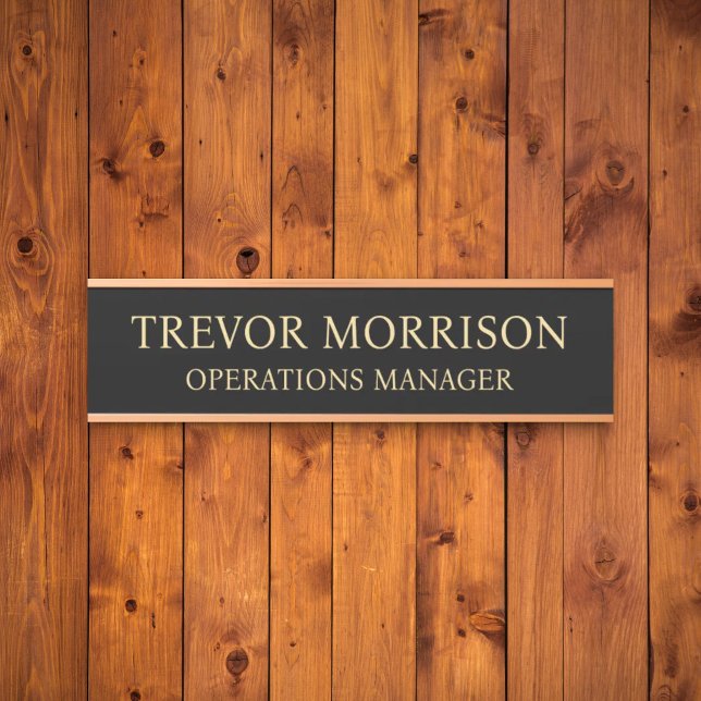 Plaque de nom personnalisée professionnelle pour p (Créateur téléchargé)