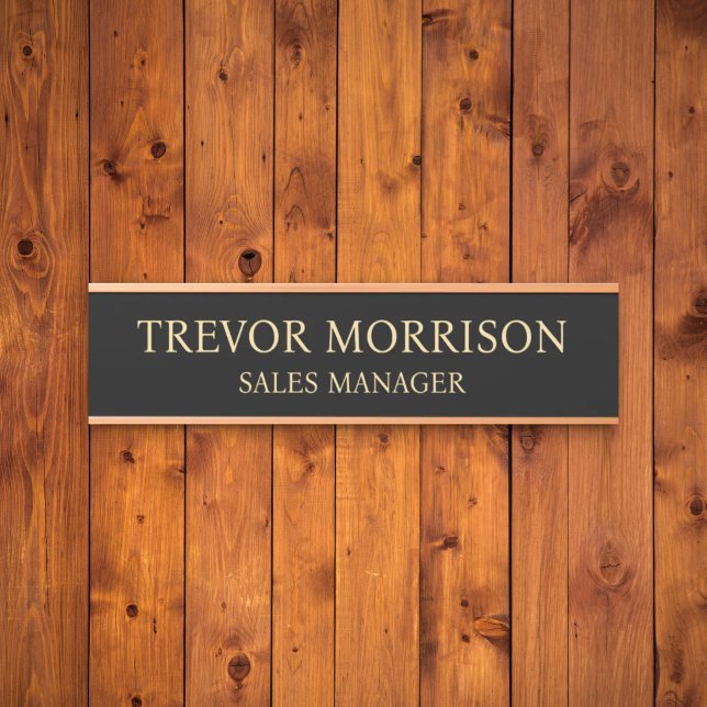 Plaque de nom personnalisée professionnelle pour p (Créateur téléchargé)