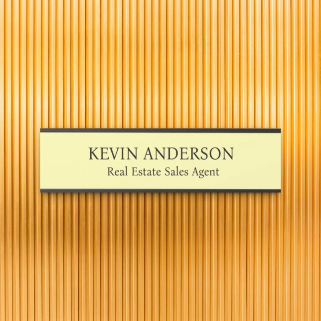 Plaque de nom personnalisée professionnelle pour p (Créateur téléchargé)