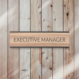 Plaque de nom personnalisée professionnelle pour p