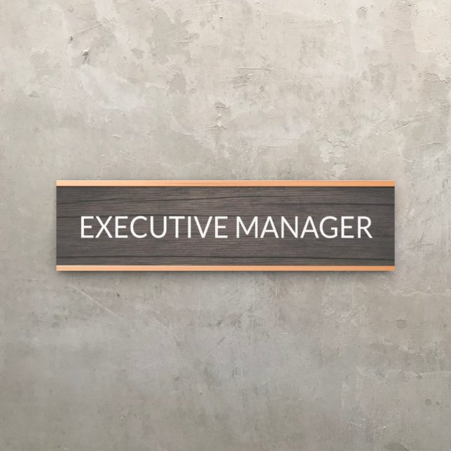 Plaque de nom personnalisée professionnelle pour p (Créateur téléchargé)