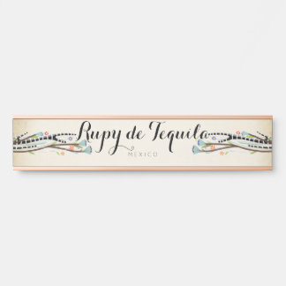 Plaque de nom Rupydetequila décoration de porte