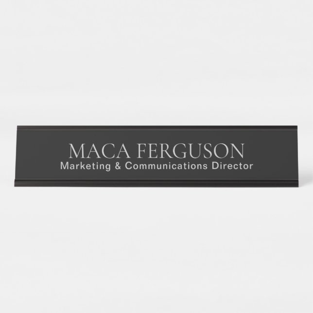 Plaque de nom VOAWW (Devant)