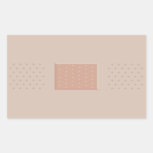 Plaque de pansement Médicale - Sticker Rectangle