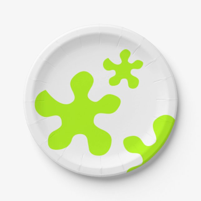 plaque de papier blanc fin et fin, assiettes (Devant)