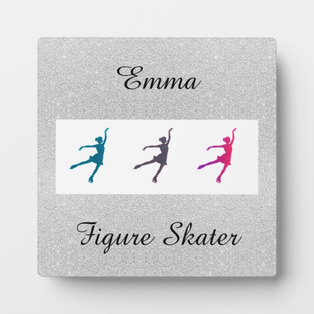 Plaque de patinage artistique pour fille avec Ease (Devant)