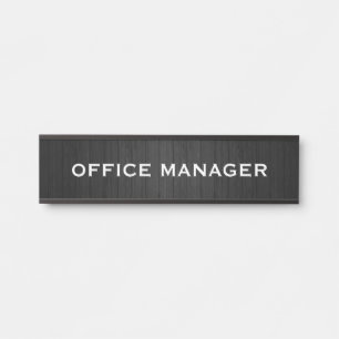 Plaque de porte de bureau moderne professionnelle
