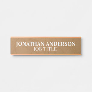 Plaque de porte de bureau moderne professionnelle