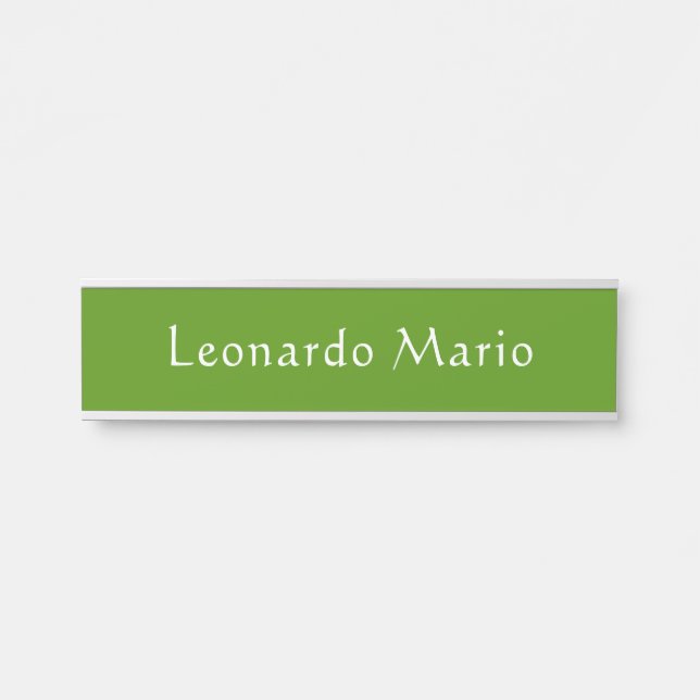 Plaque de porte de bureau professionnel  (Devant)