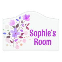 Enseigne de chambre personnalisée nom