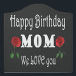Plaque De Porte Meilleur Maman Birthday Design<br><div class="desc">Wonderful cute birthday design for your lovely mama</div>