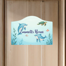 Nom personnalisé sous les Sea Kids