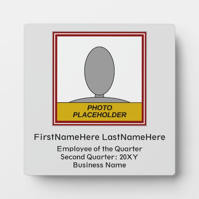 Plaque de reconnaissance du personnel de base enco (Devant)