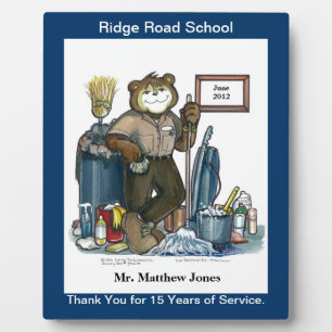 Plaque de reconnaissance ou de récompense du gardi