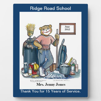 Plaque de reconnaissance ou de récompense du gardi