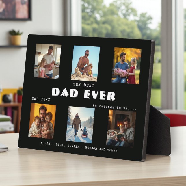 Plaque de souvenir photo pour papa 20XX (Créateur téléchargé)