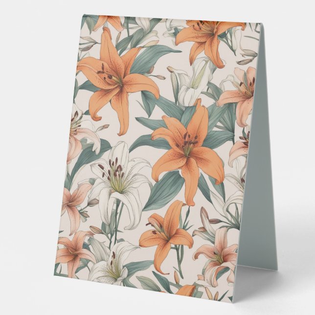 PLAQUE DE TABLE ユリ (Recto)