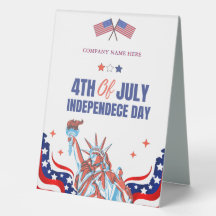 4 juillet personnalisée pour les petites entrepris