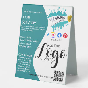 Plaque De Table affiche de nettoyage STUDIO affiche prospectus Ped