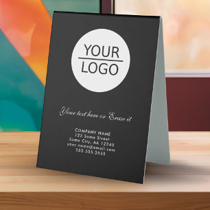 Plaque De Table Ajouter un logo Texte personnalisé Promotion de so