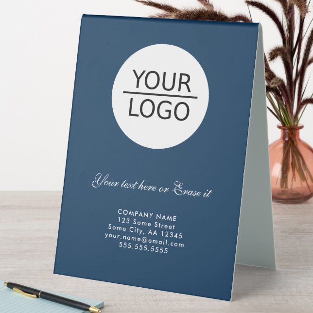 Plaque De Table Ajouter un logo Texte personnalisé Promotion de so (En SItu (Tableau))