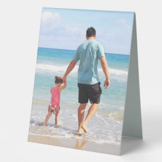 Plaque De Table Ajouter votre propre photo et/ou texte